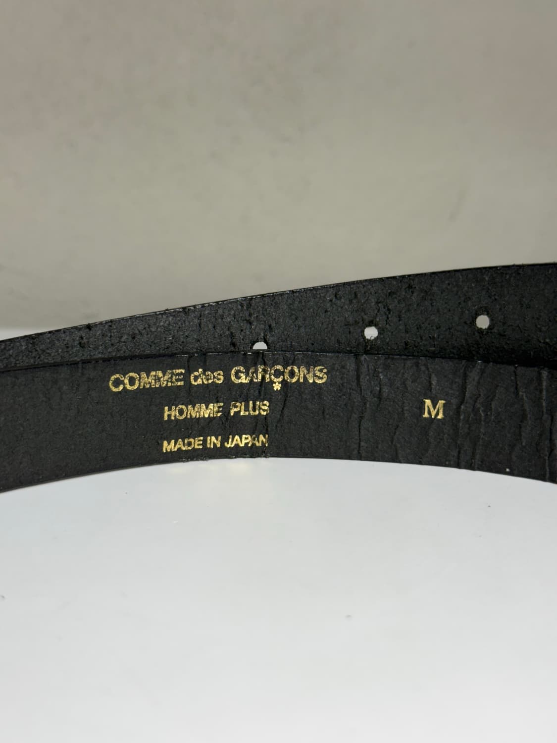 꼼데가르송 아카이브 라인스톤 소가죽 벨트  상품이미지3
