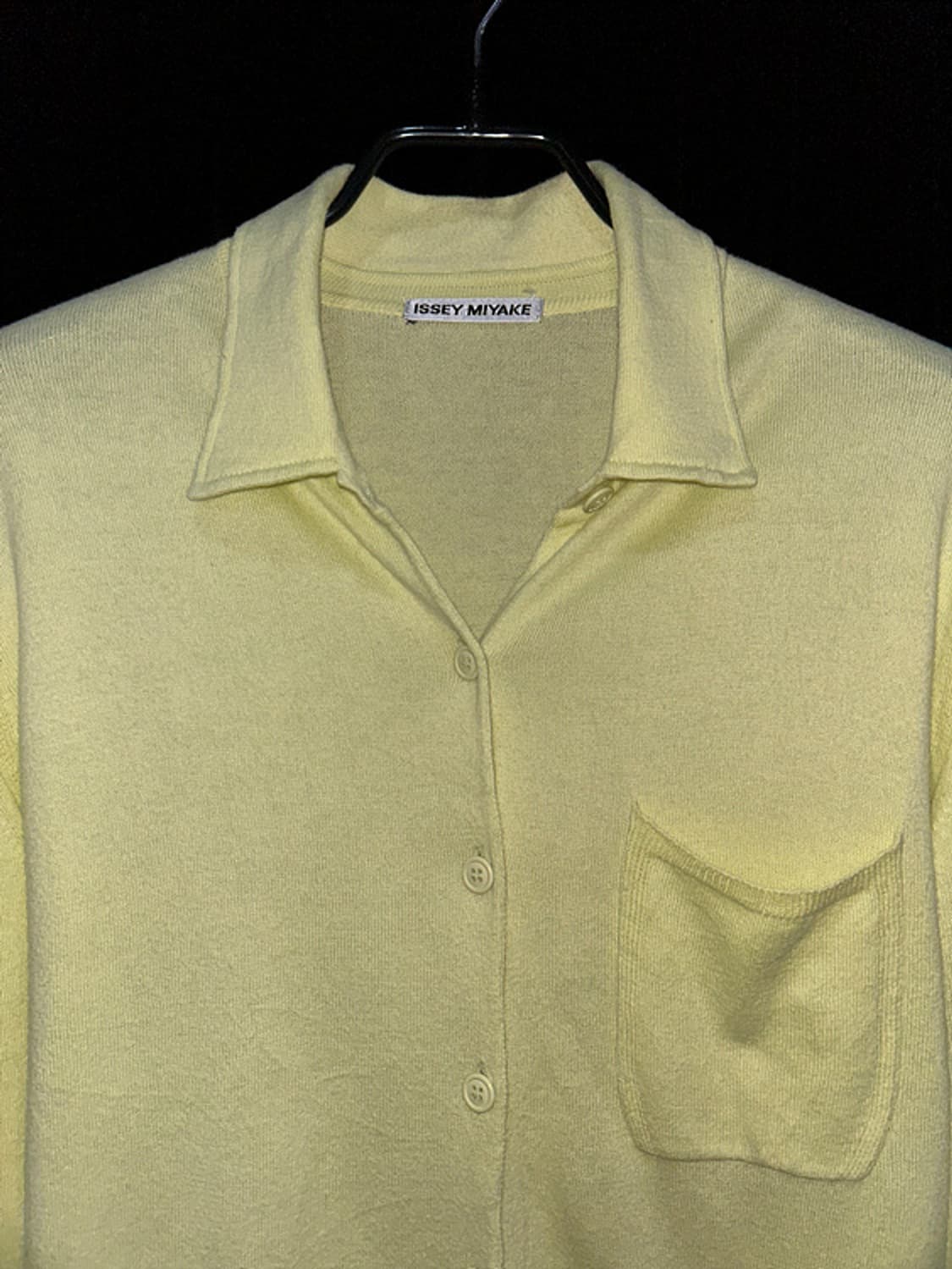 ISSEY MIYAKE lemon knit shirts 상품이미지2