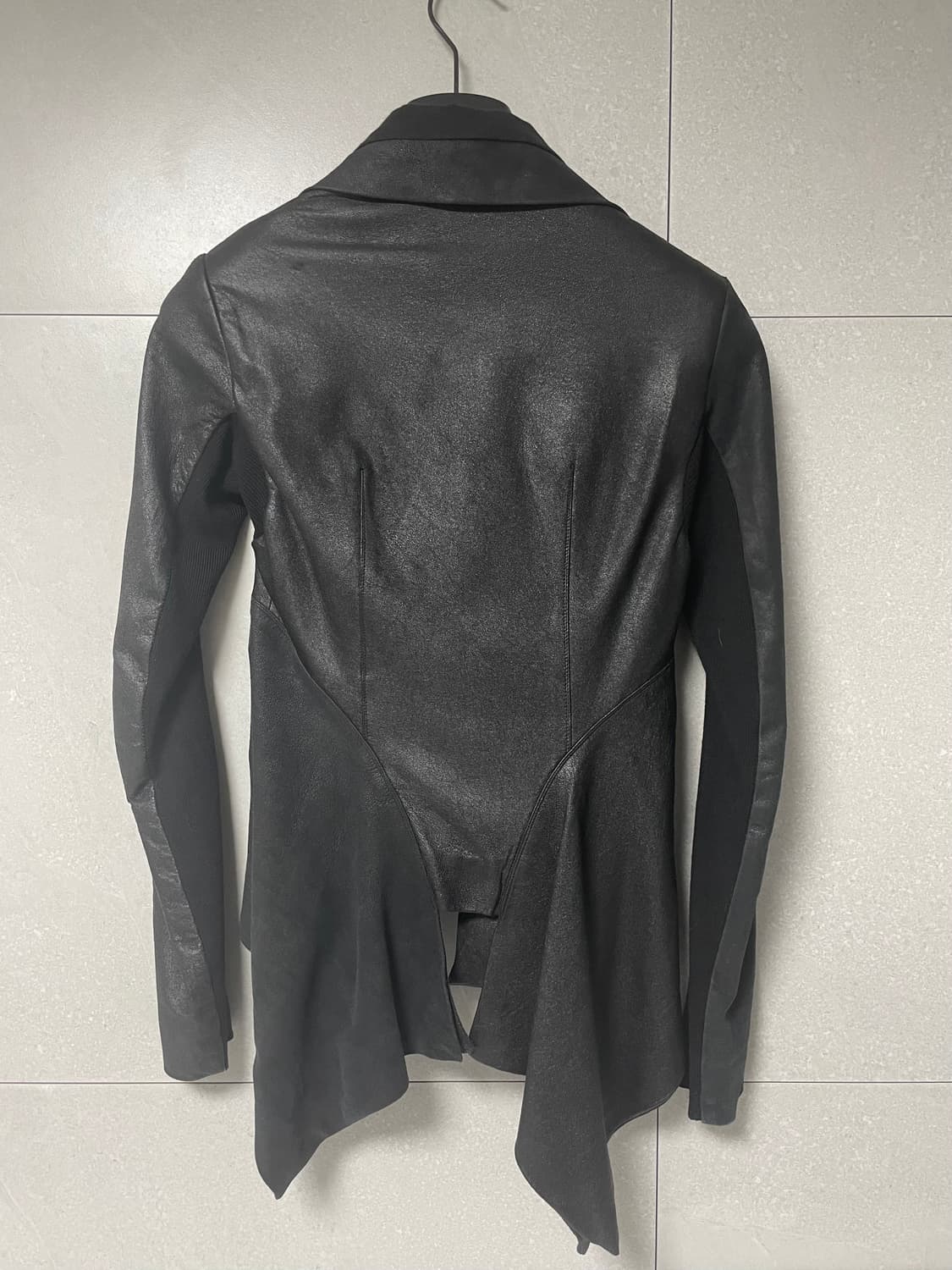 릭오웬스 나스카 램스킨 하이넥 자켓 상품이미지3