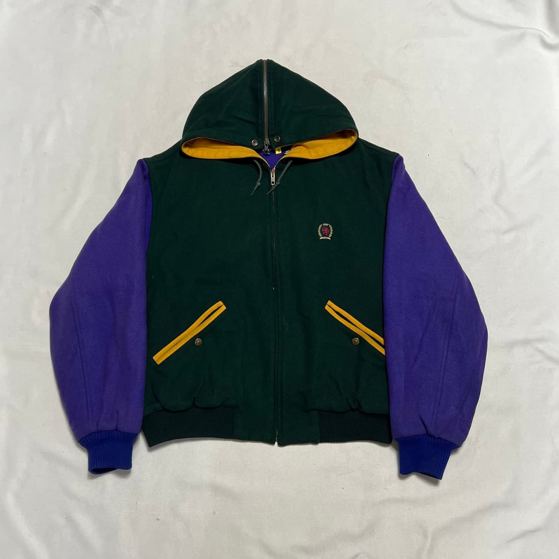 M 타미힐피거 90‘s 배색 후드 자켓 상품이미지2