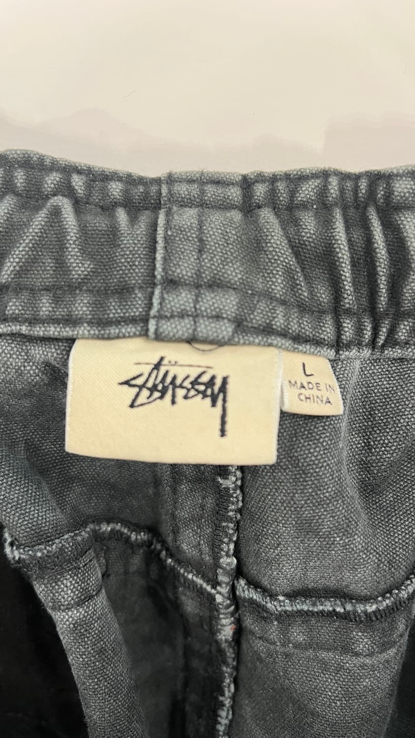 Stussy Washed Canvas Beach Pant 블랙 상품이미지8