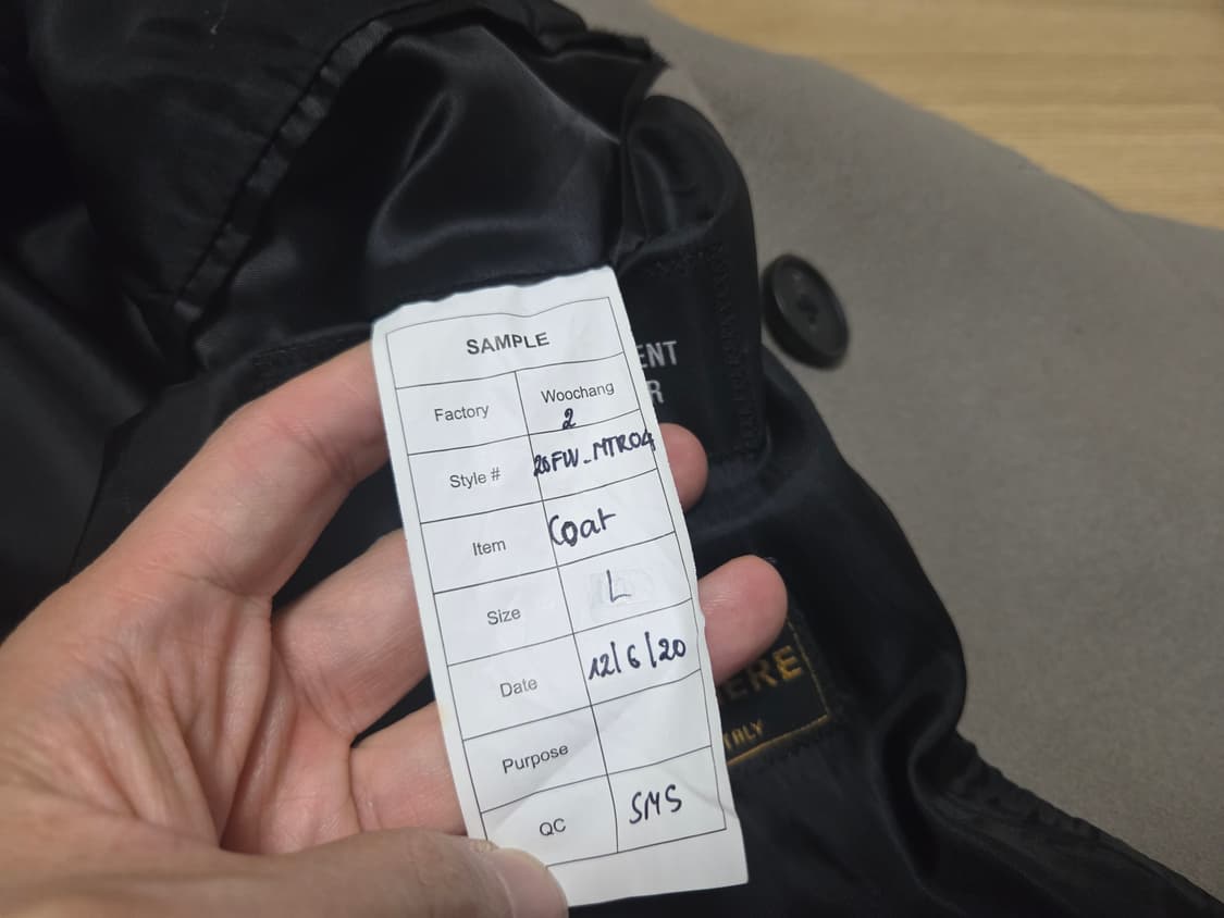 인사일런스 MTR 프리미엄 더블 브레스티드 코트 상품이미지7