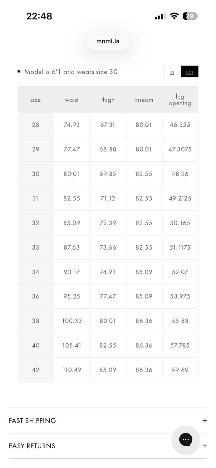 [33] mnml 카모 배기 카고 팬츠 상품이미지5