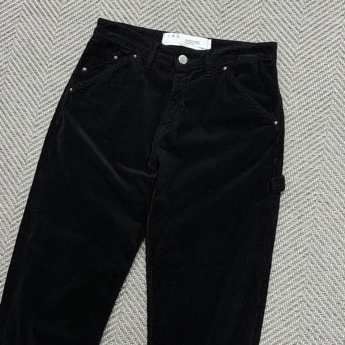 이로 블랙 코듀로이 팬츠 v1489 상품이미지3