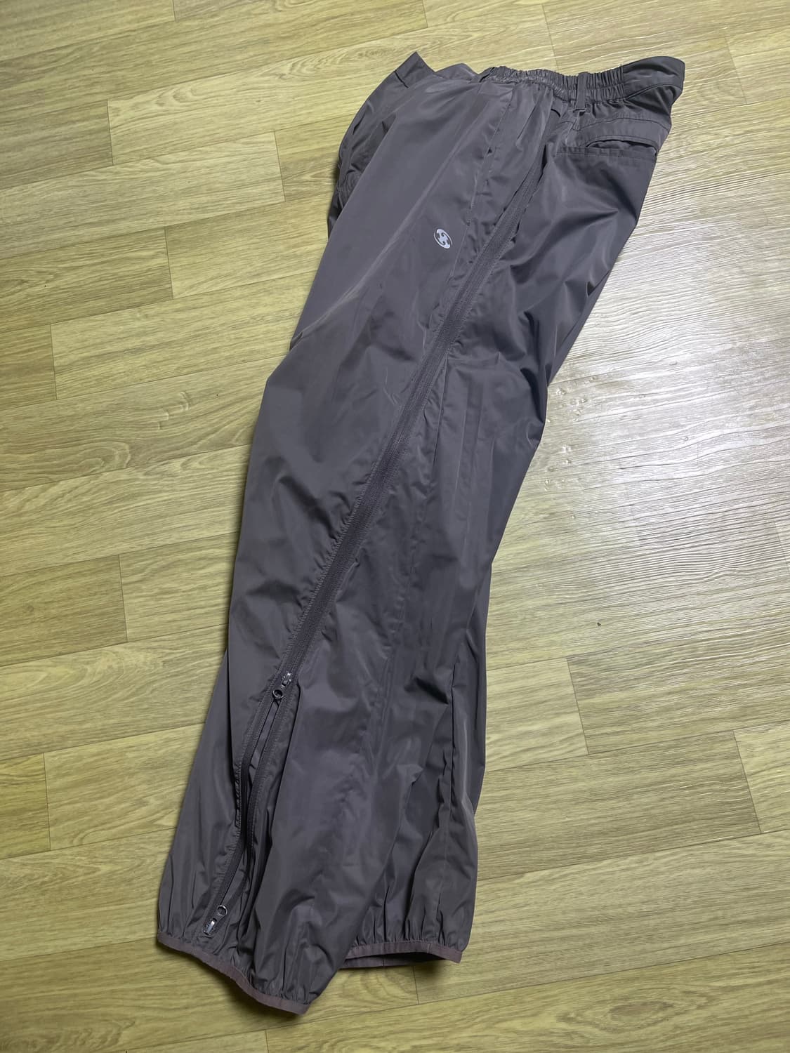 산산기어 지퍼 팬츠 다크 그레이-22w 상품이미지4