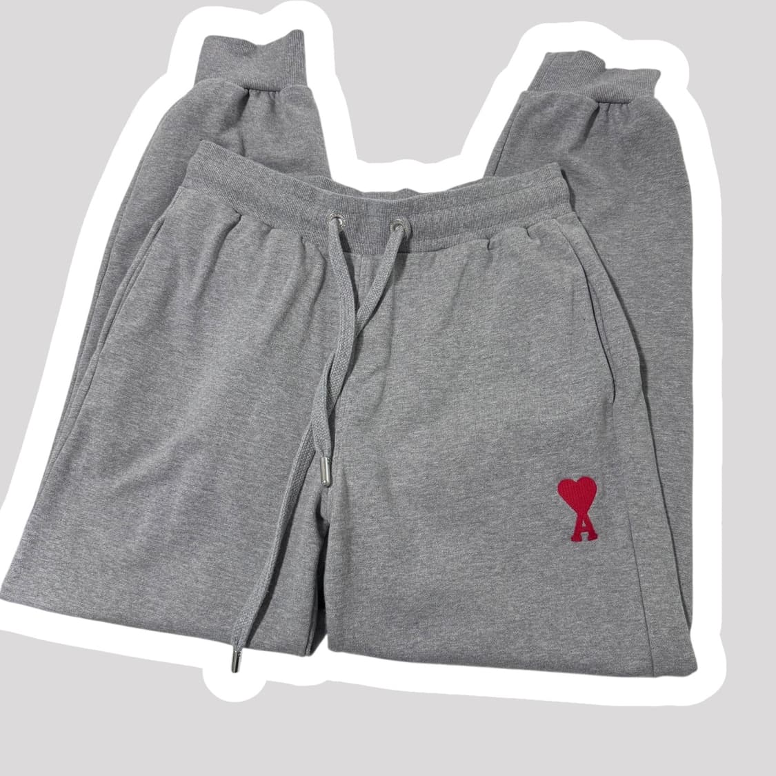 정품 아미 그레이 조거 팬츠 상품이미지1