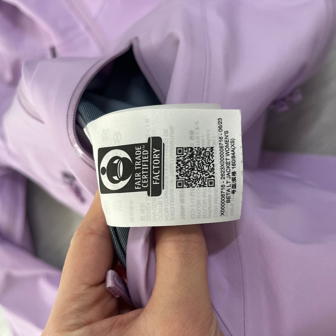 아크테릭스 베타 lt 라벤더 xs 상품이미지6