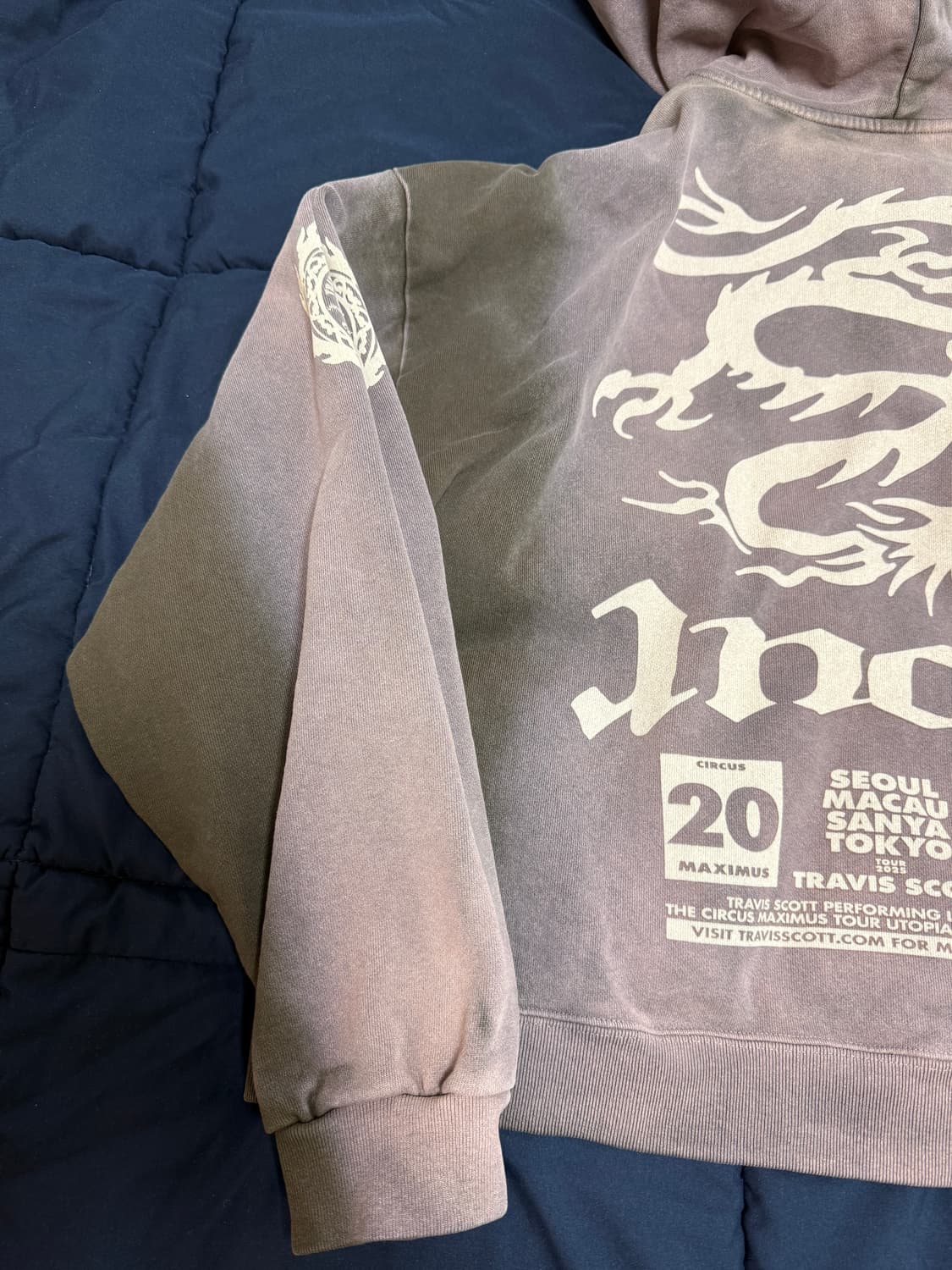 트레비스 스캇 내한 머천다이즈 후드집업 상품이미지10