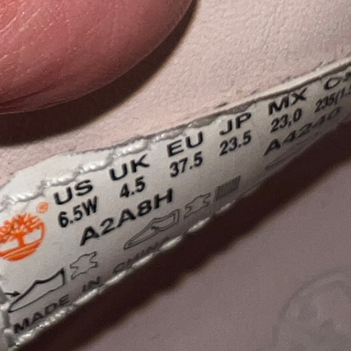 팀버랜드 6인치 프리미엄 워터프루프 부츠 라이트 핑크 상품이미지6