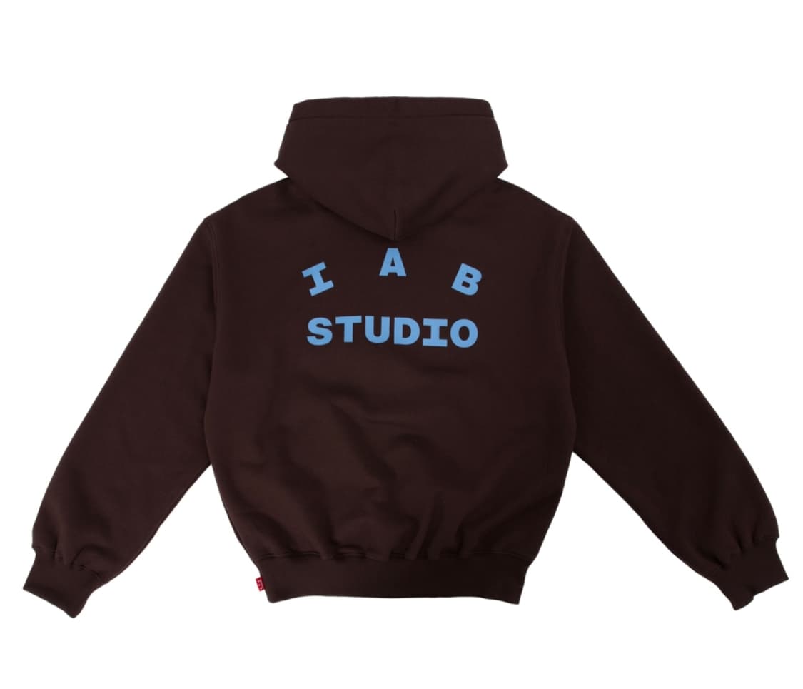 아이앱 스튜디오 iab studio 레드 홀스 후드티 브라운 XL 상품이미지2