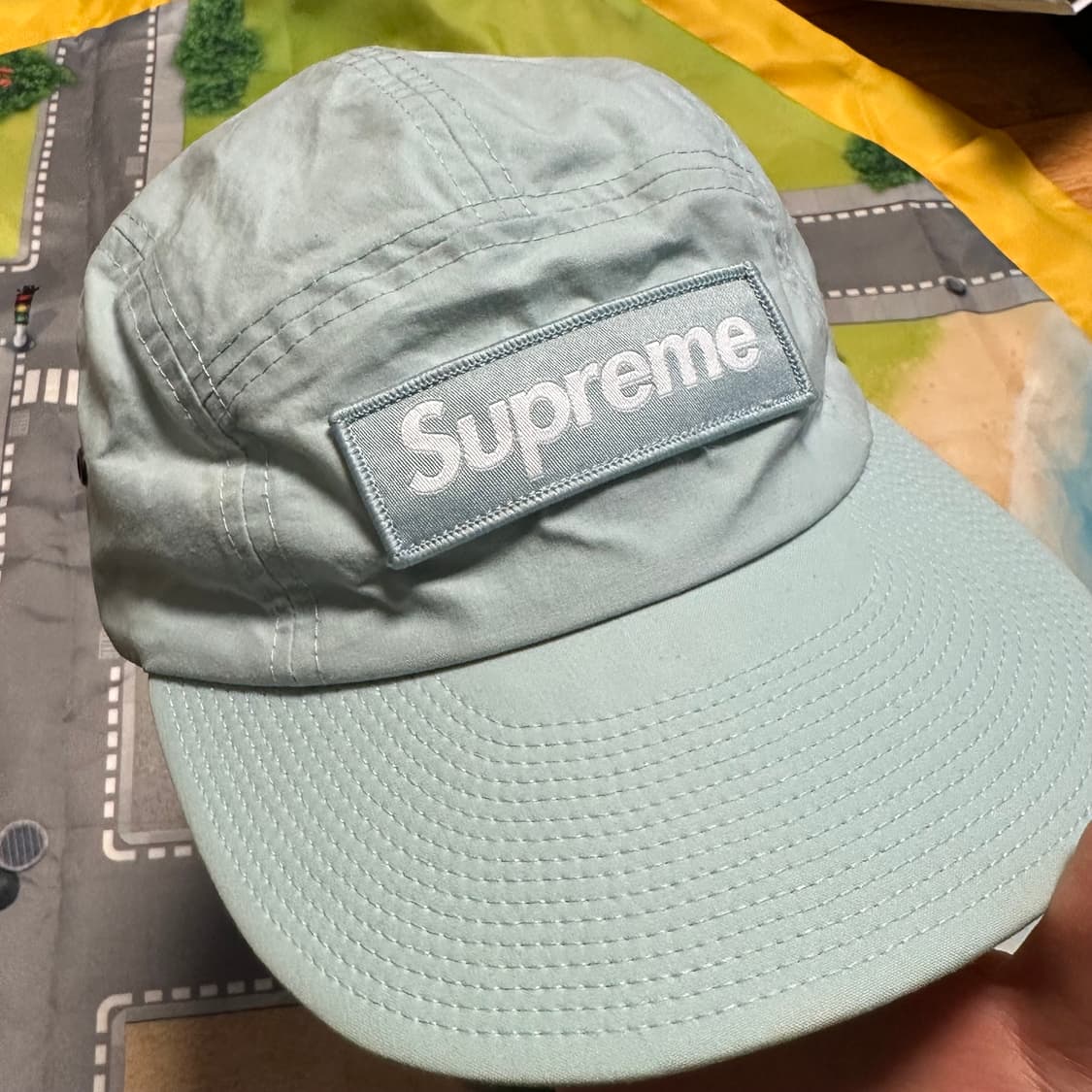 슈프림 왁스 코튼 캠프캡 아이스 23FW 상품이미지2