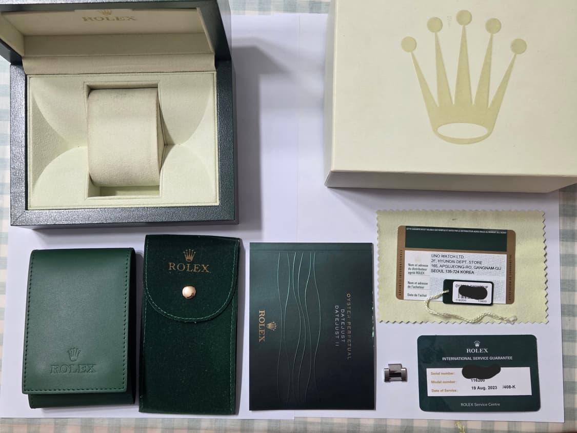 롤렉스 데이트저스트 36 116200 은판 상품이미지7