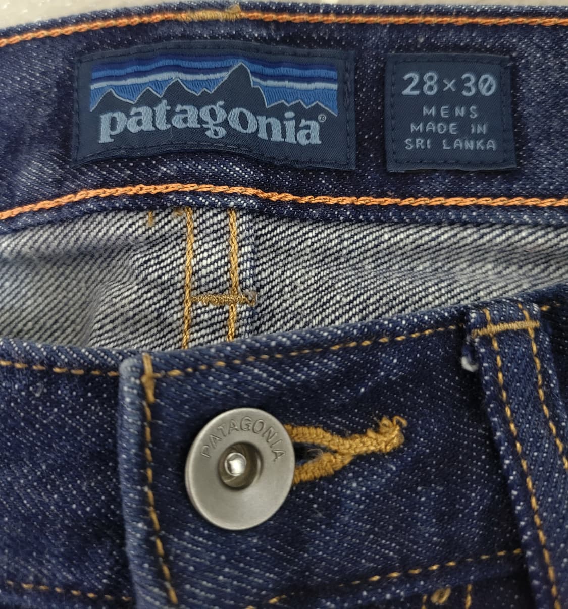 파타고니아 코튼 스트레이트 데님 팬츠 28 상품이미지3