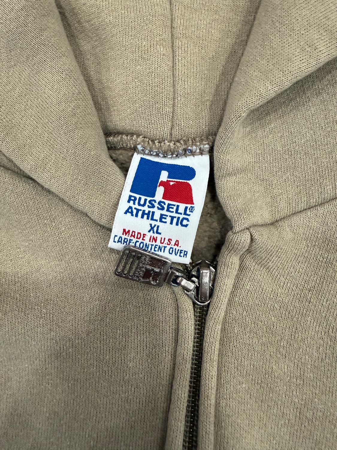 러셀 후드 집업 탄 상품이미지1