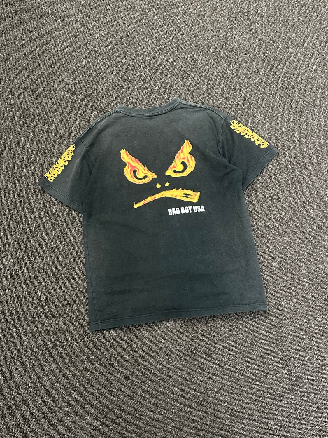 L)BAD BOY vintage 백프린팅 그레이 반팔 티셔츠 상품이미지5