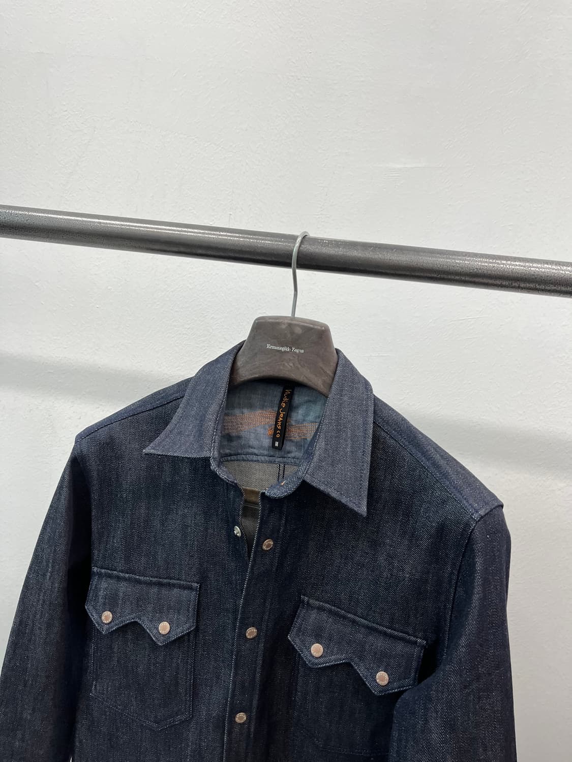 슬림100) 누디진 데님셔켓  상품이미지3