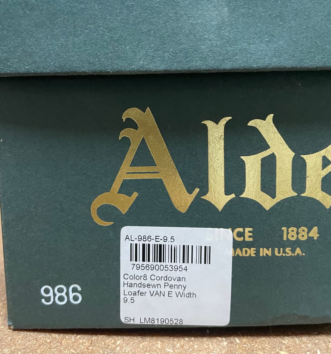 알든 / 986 Color 8 Cordovan / 9.5E 상품이미지9