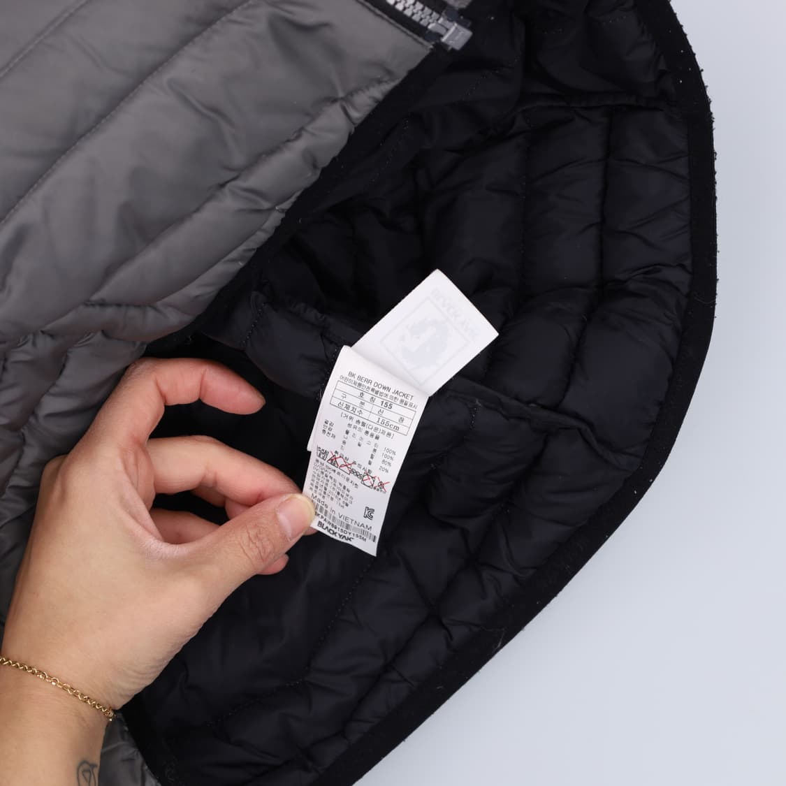 155 블랙야크 키즈여성 구스 경량패딩 0317H1 상품이미지4