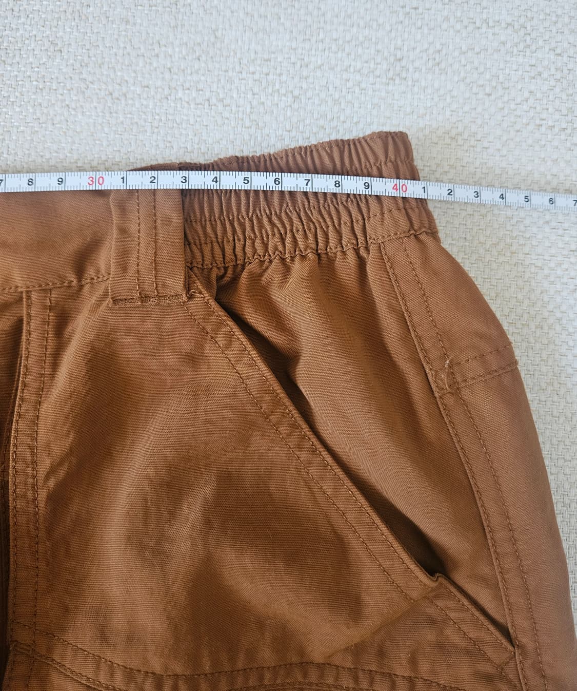 디스이즈네버댓 circa 나일론 트레킹팬츠 브라운 상품이미지5