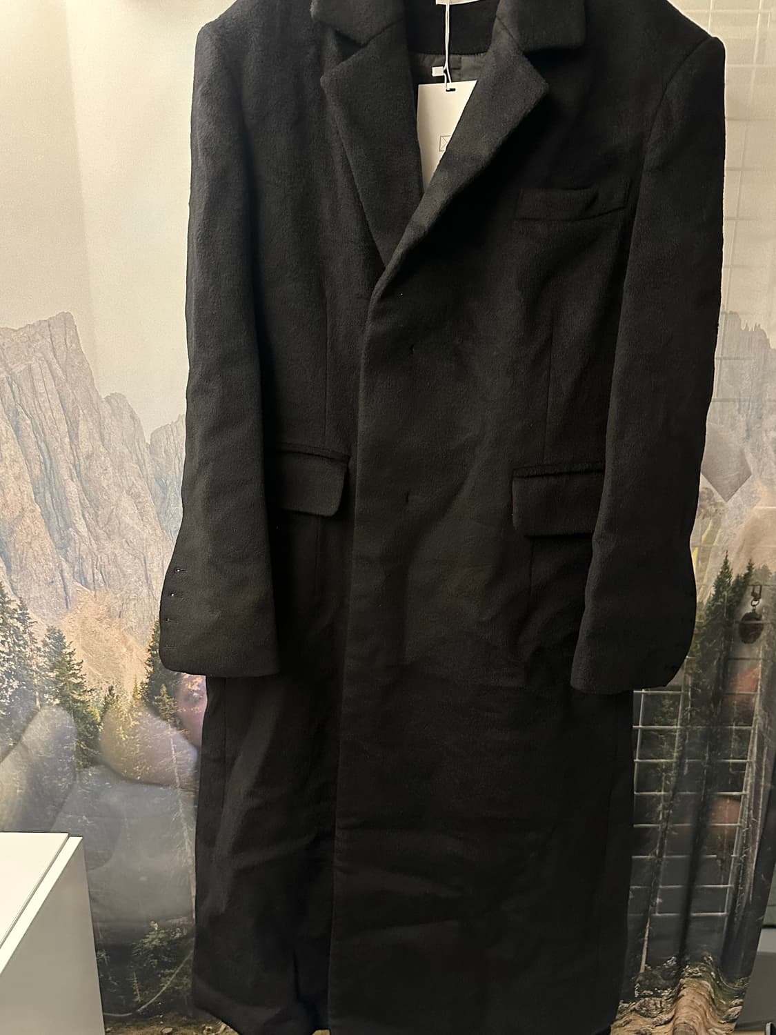 YUJI 유지 울코트 블랙 새상품 상품이미지3