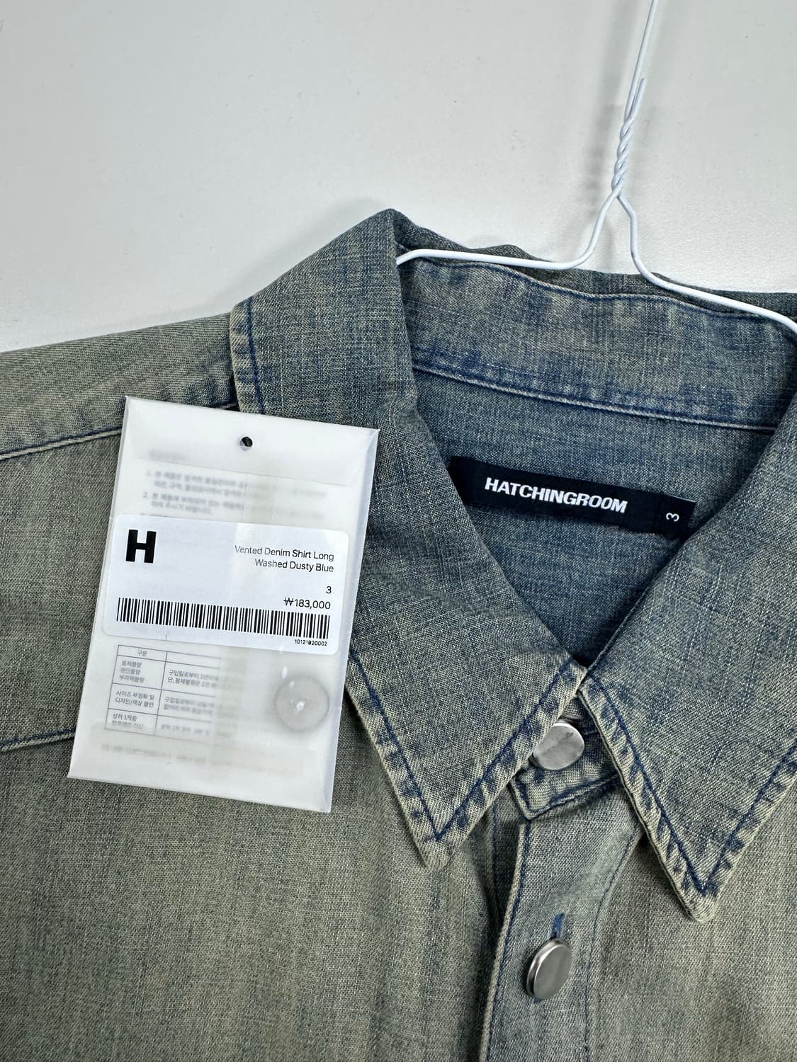 [3] 해칭룸 Vented Denim Shirt 상품이미지5