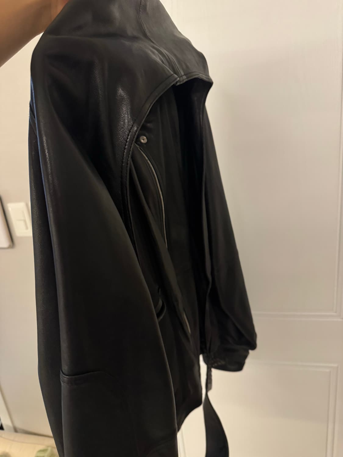 LOURDES NEWYORK backless leather jacket 상품이미지7