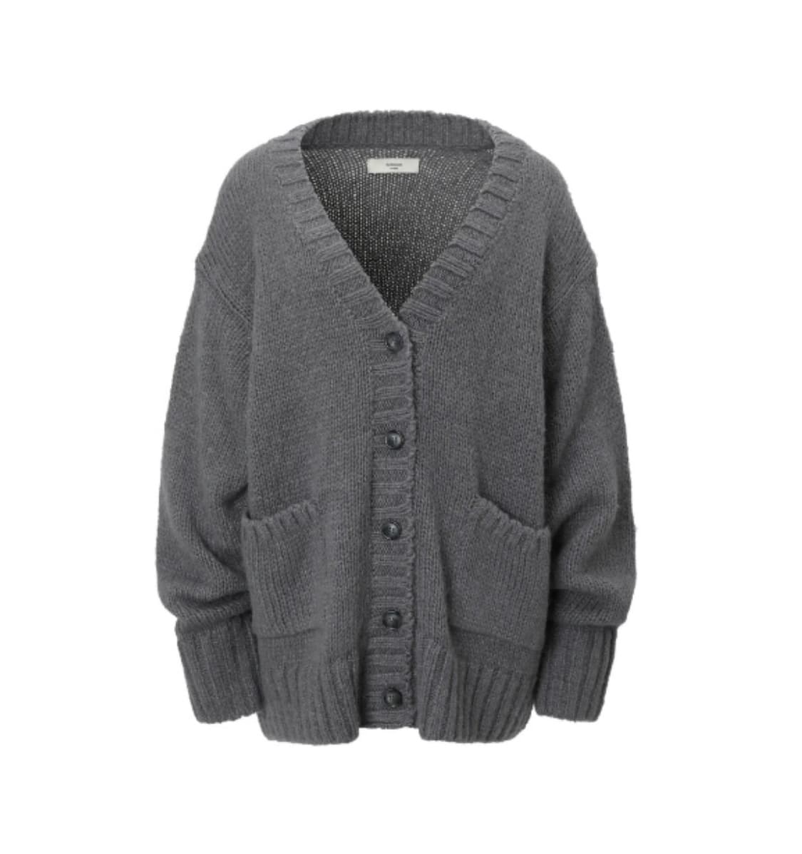 쓰리타임즈 루즈 피넛 가디건 상품이미지1