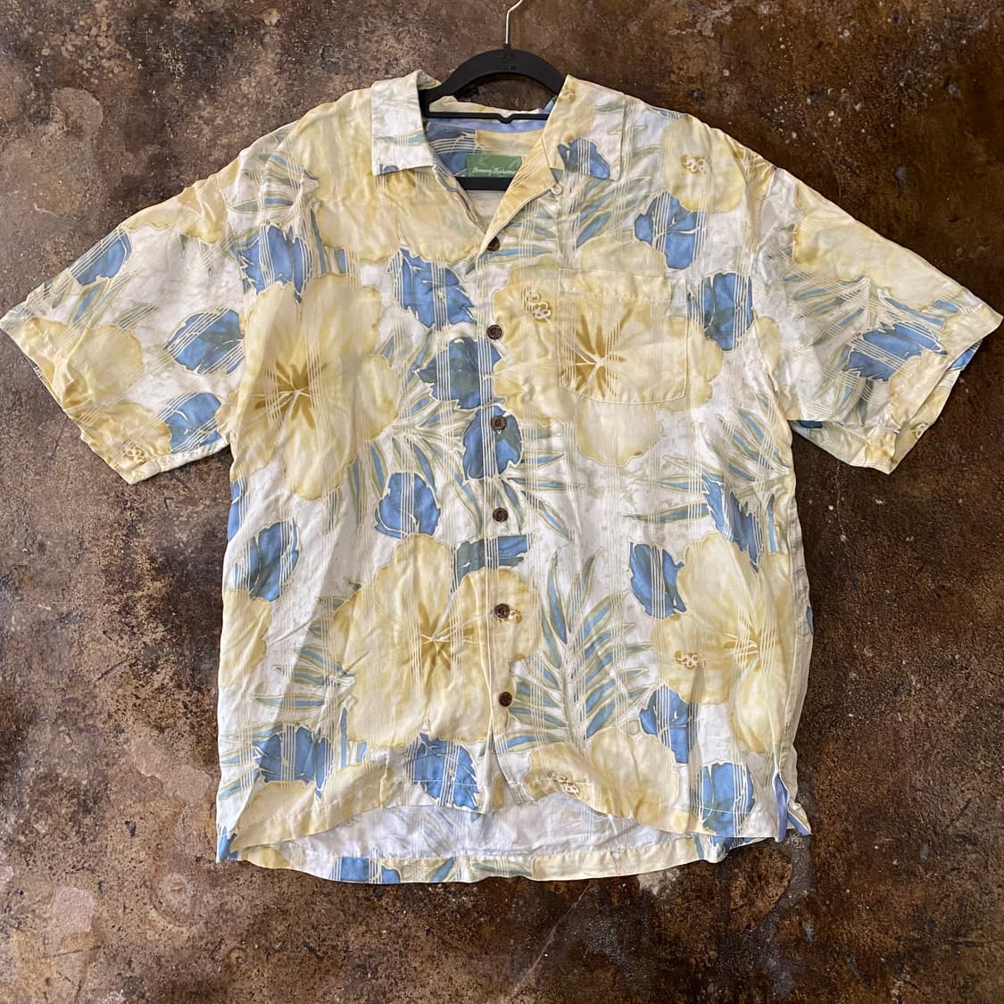 빈티지 플라워 반팔 셔츠 상품이미지1