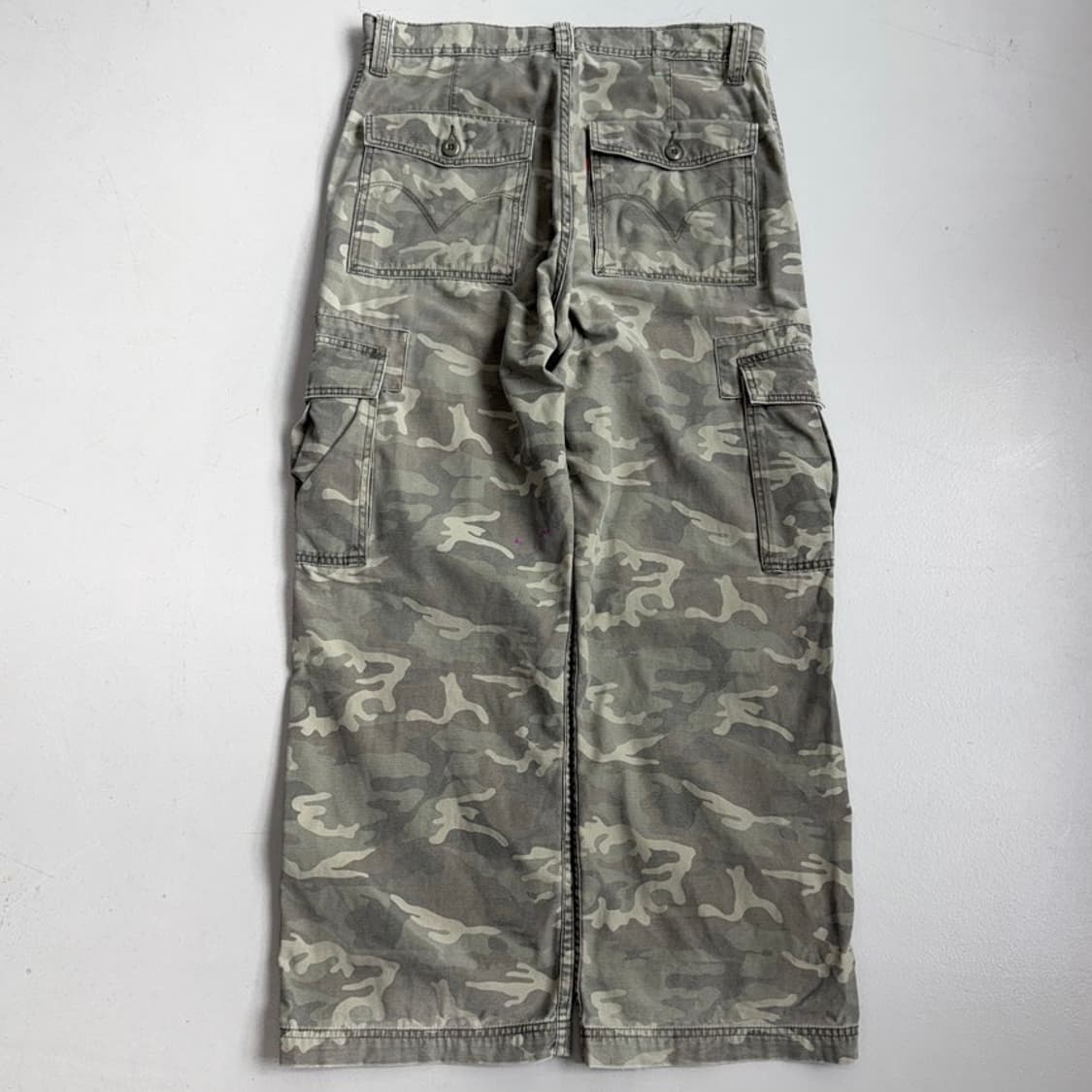 리바이스 카모 밀리터리 와이드 워크 카고팬츠 상품이미지3