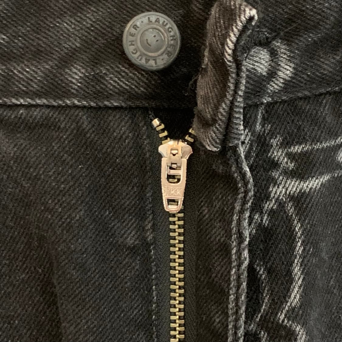 laugher dancing bears denim pants black 상품이미지4