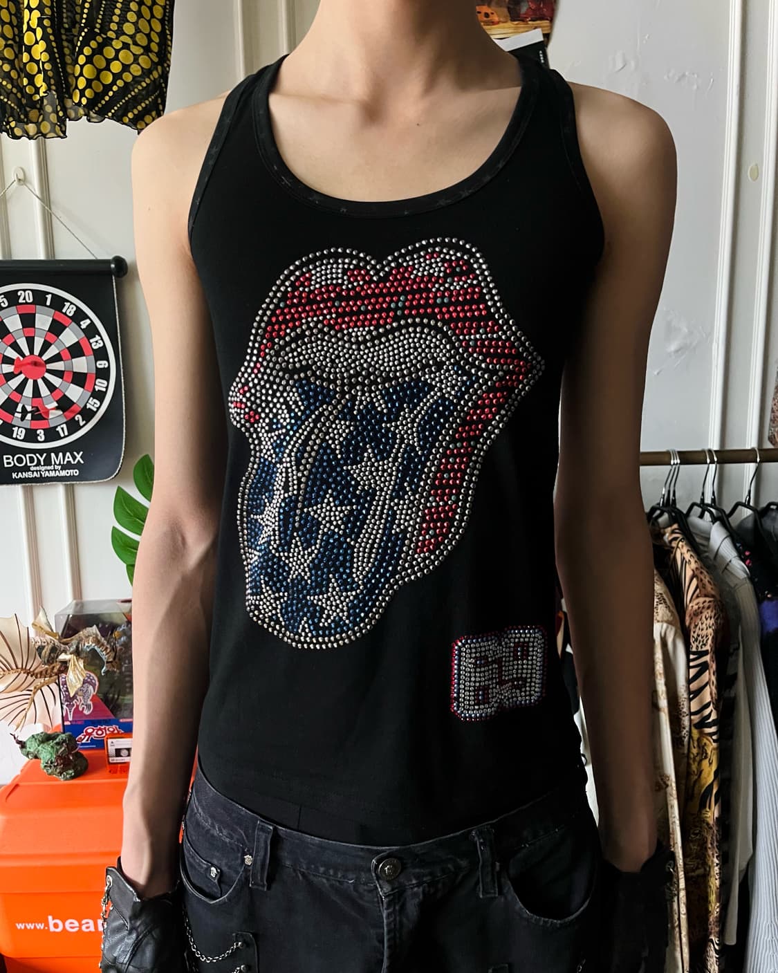 The Rolling Stones Icon Studs Sleeveless 상품이미지3