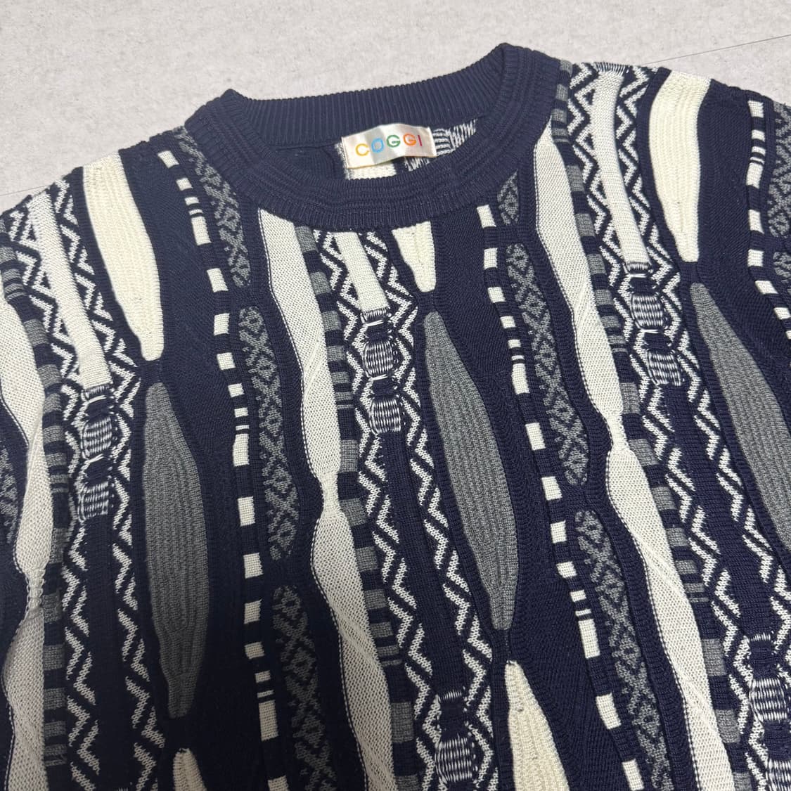 COGGI 쿠지 케이블 니트 상품이미지2