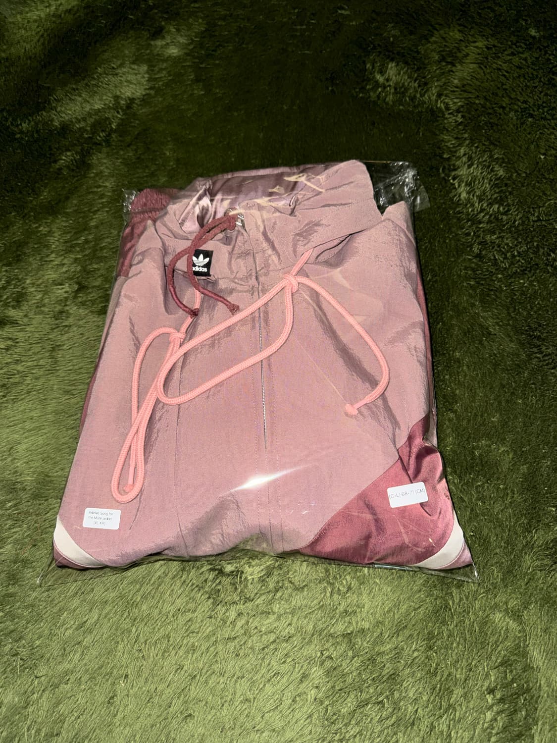 [XL] 아디다스 X 송포더뮤트 콜라보 패치 로고 팀 자켓 레드 상품이미지10