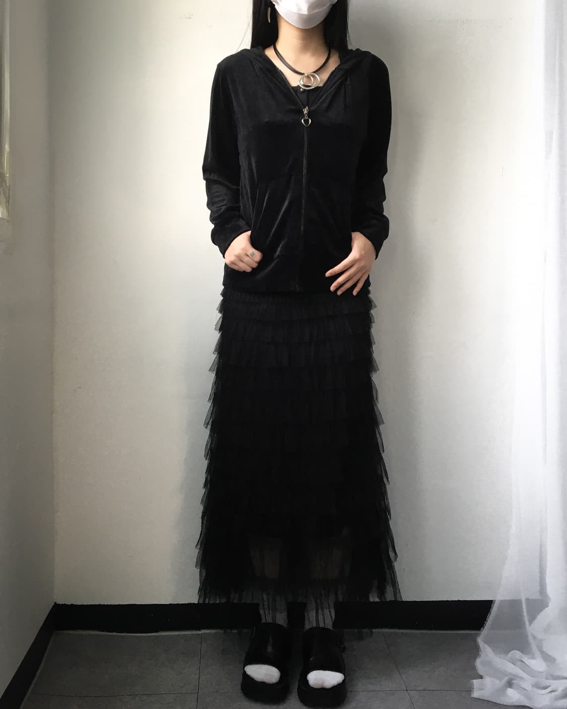 Sha layered long skirt 상품이미지5