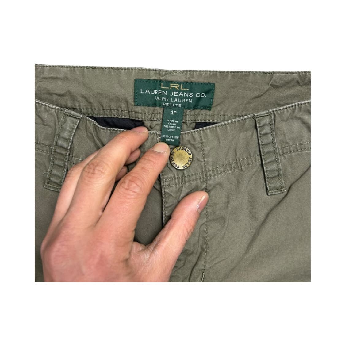 W-S) 로렌 랄프로렌 카키 카고 7부 팬츠 BC-030 상품이미지3