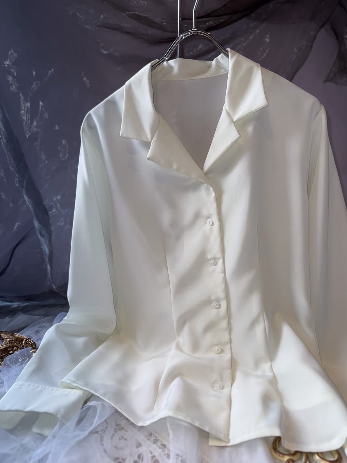  Pin-Tuck Collar Blouse 0133 상품이미지5