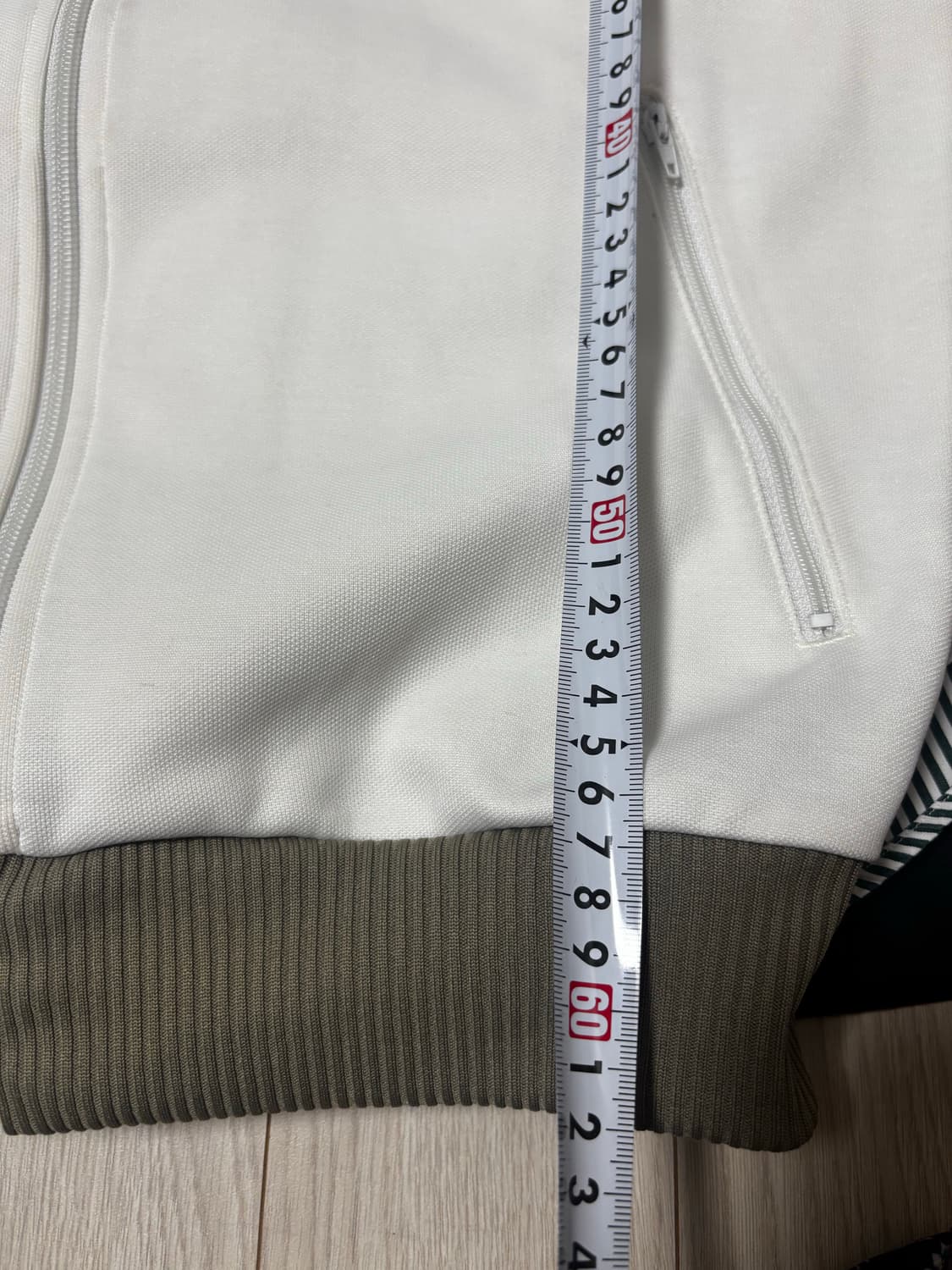 아디다스 아이보리 연카키 말차 베켄바우어 트랙탑 대장져지 상품이미지5