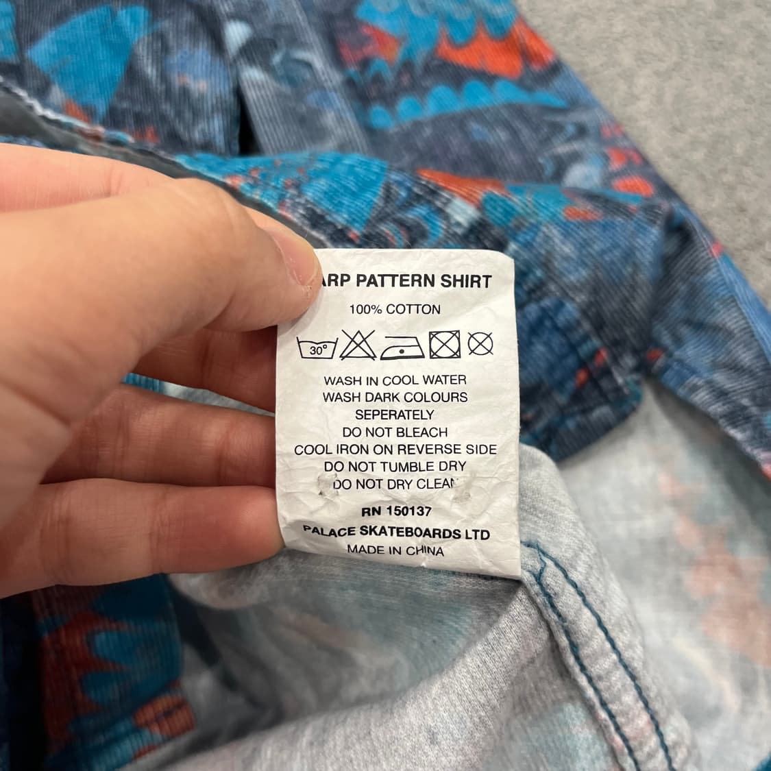 M 팔라스 17AW 패턴셔츠 상품이미지6