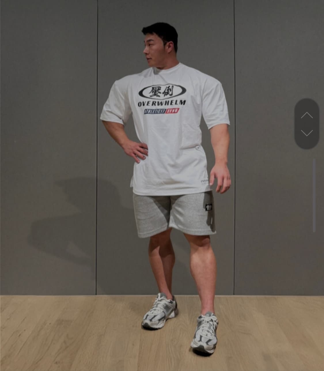 압도 올라운더 투톤 화이트 XL 새상품  상품이미지2