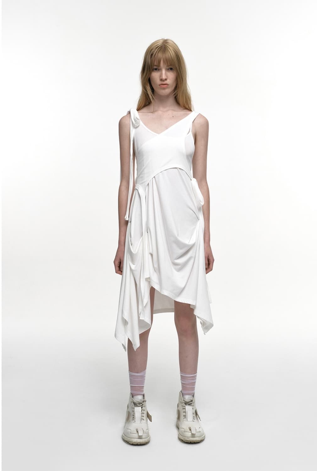 Nache, 2-piece flow dress (ivory) 상품이미지1