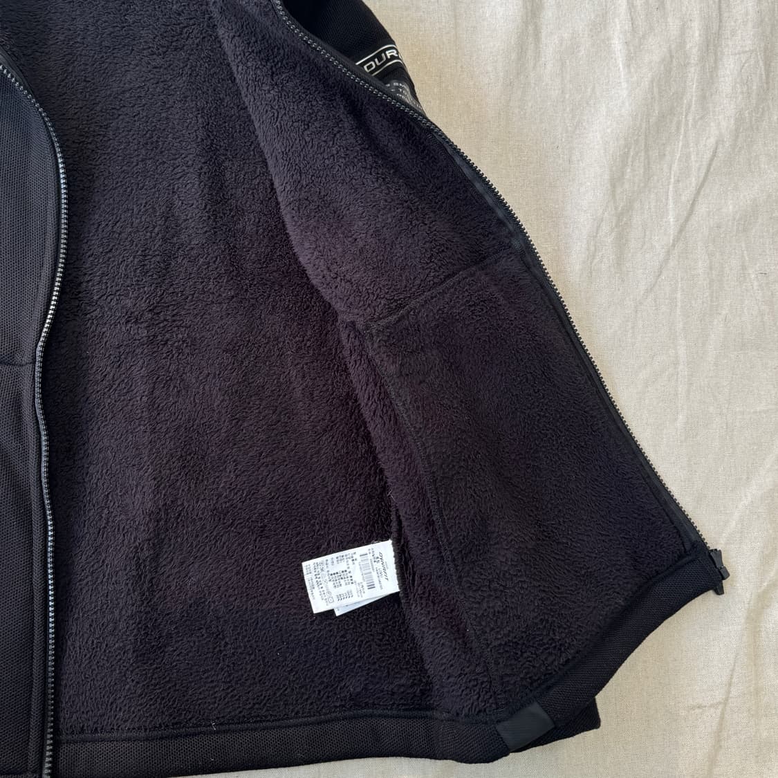 다이나핏 우먼 보아털 후드집업 L 상품이미지5