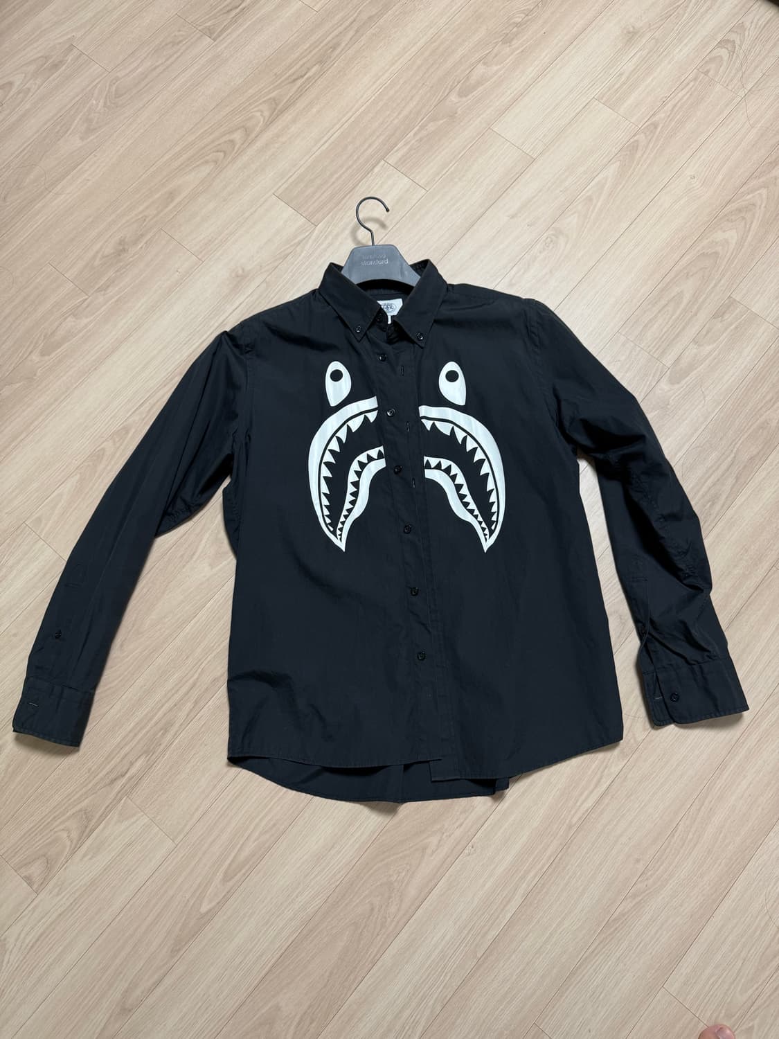 베이프 샤크 셔츠 블랙 XL 상품이미지1