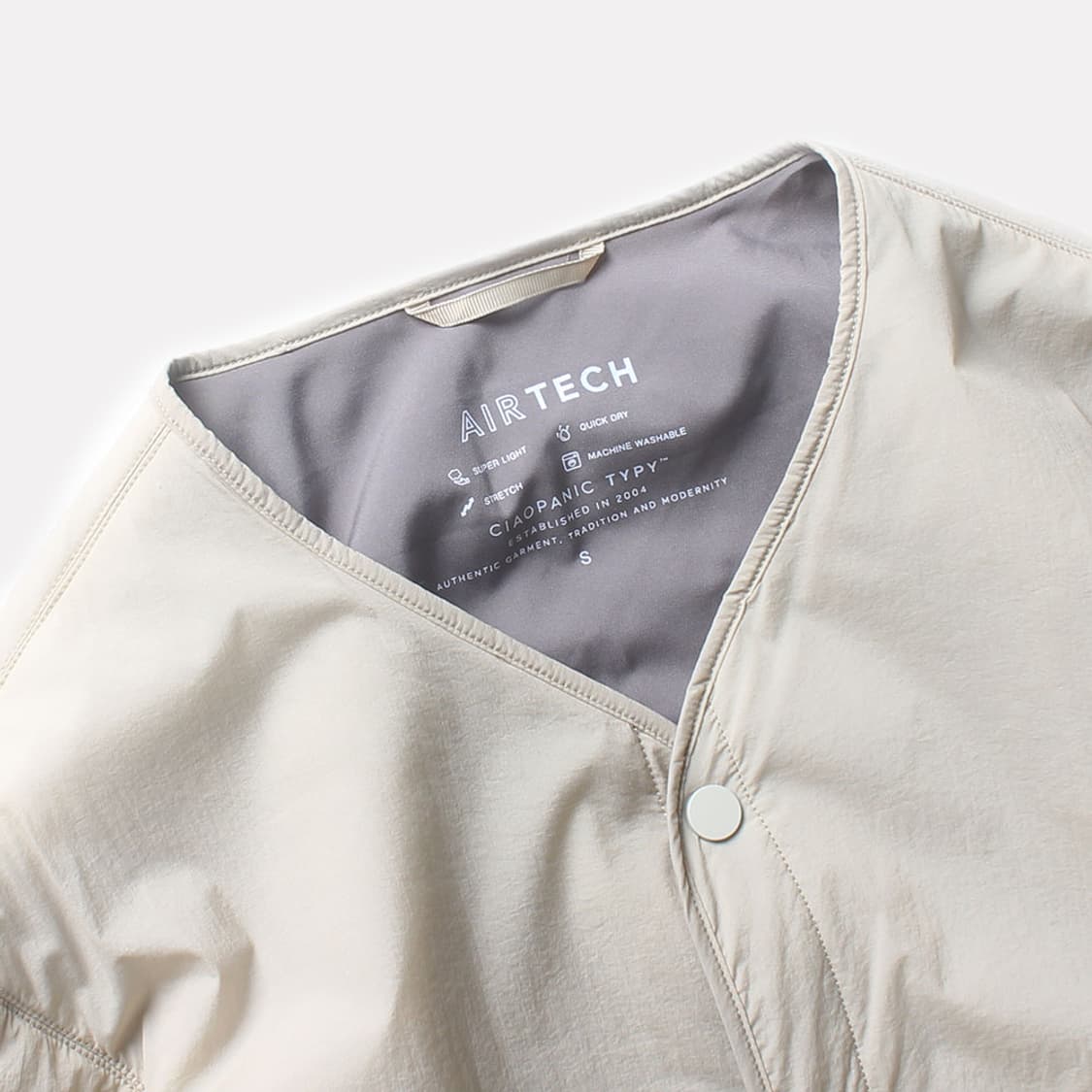 차오패닉 버튼 노카라자켓_2730 상품이미지3