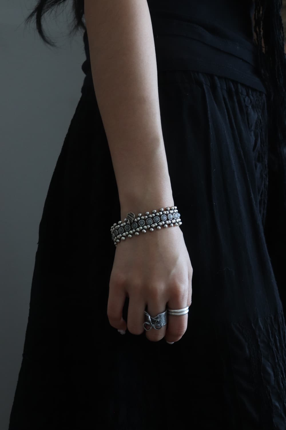 [Philippe Audibert] Silver Stone Bangle 상품이미지1