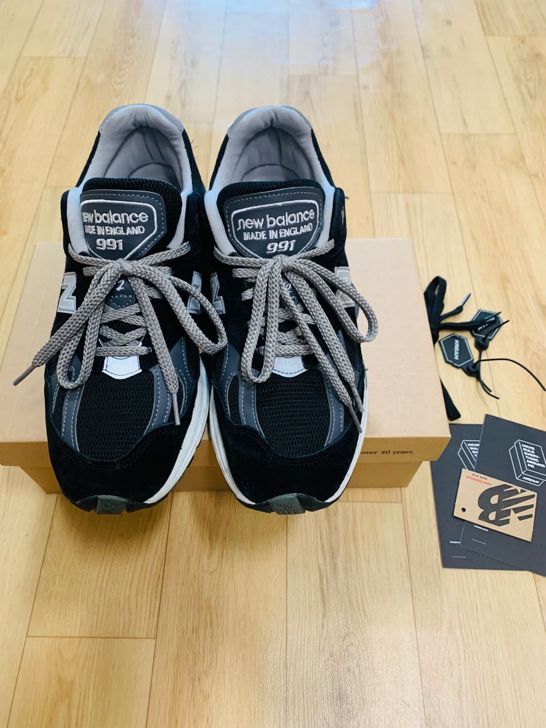 [265] 뉴발란스 991v2 메이드 인 UK 블랙 상품이미지10