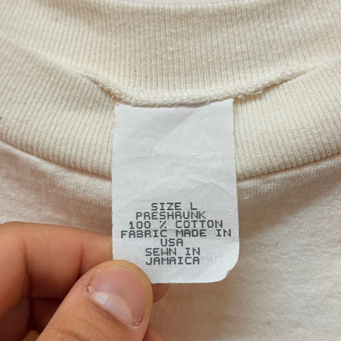 90S 부틀렉 나이키 타미힐피거 패러디 티셔츠 L 상품이미지5