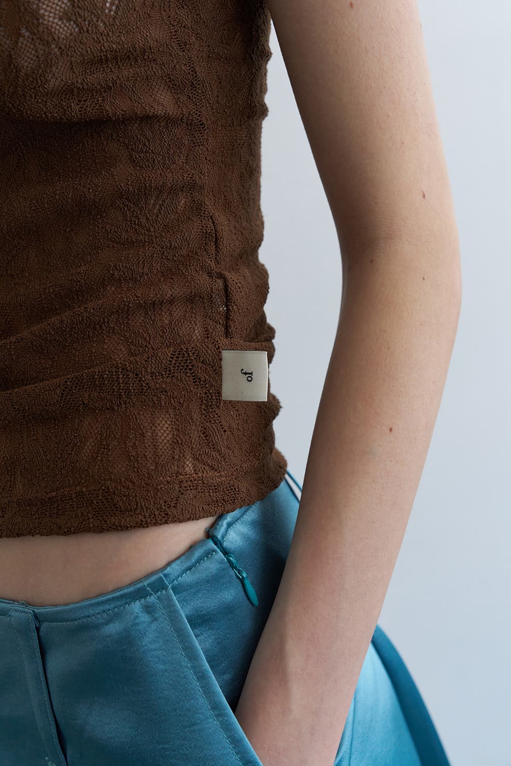 Overdue flair TEXTURE COMBI SLEEVELESS 상품이미지3