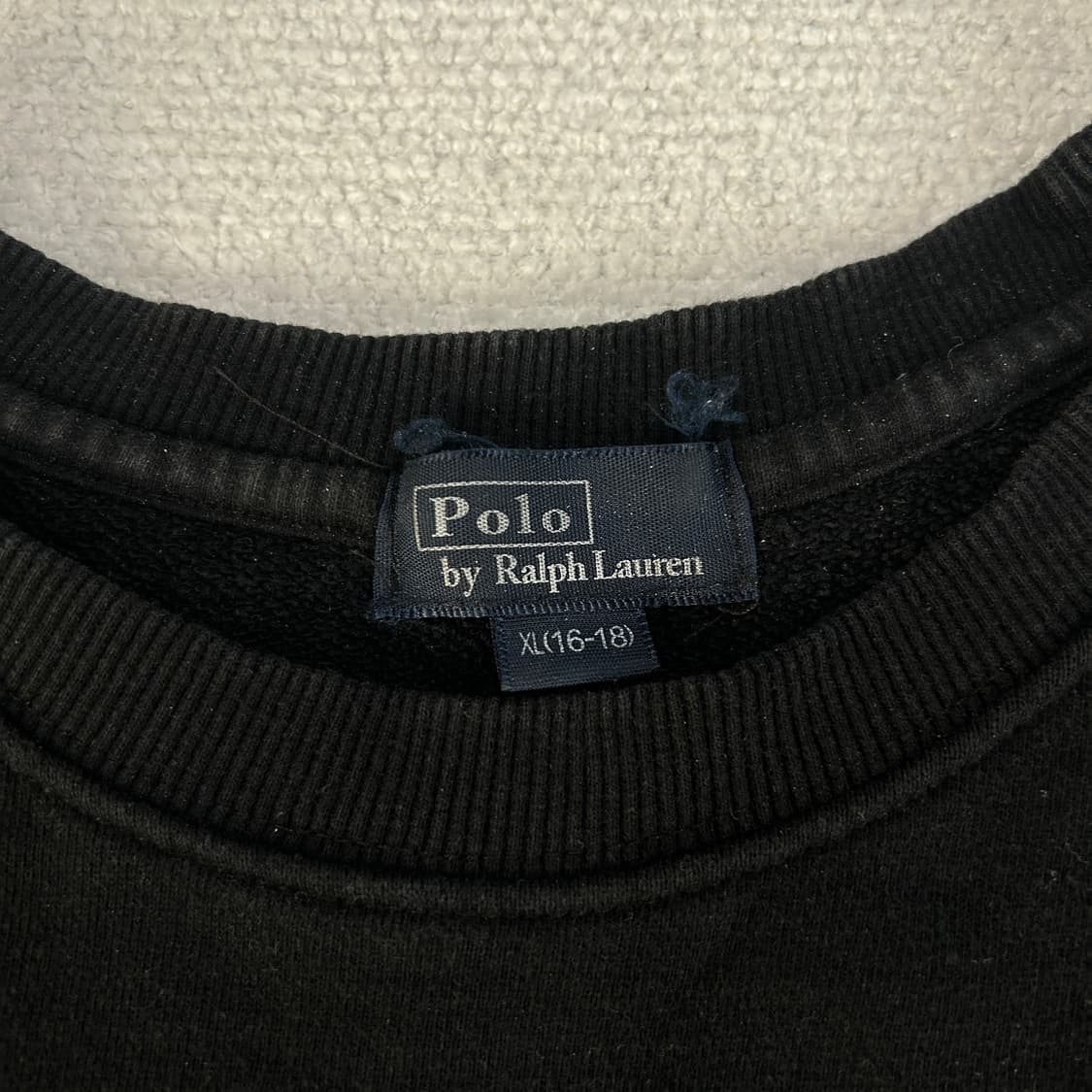폴로 랄프로렌 블랙 맨투맨 95-100 상품이미지2