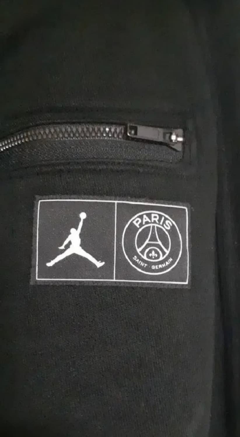 조던 X PSG 플리스 팬츠 검흰 M85 33-34인 상품이미지3
