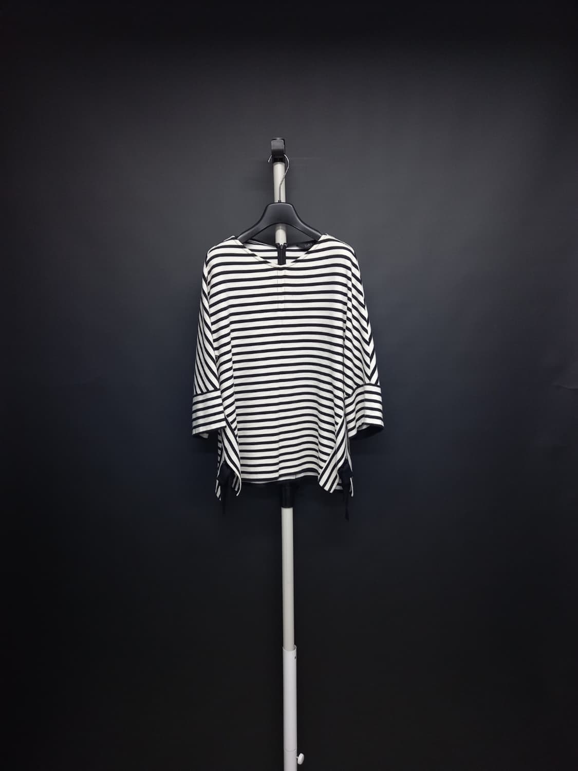 타임 춘추 7부 단가라 티 블라우스 44-77 상품이미지1